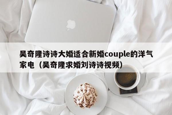 吴奇隆诗诗大婚适合新婚couple的洋气家电（吴奇隆求婚刘诗诗视频）